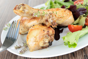 roasted chicken drumsticks
