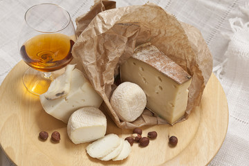 cheese and cognac