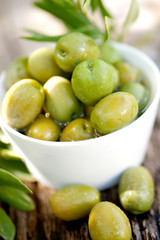 Frische Oliven