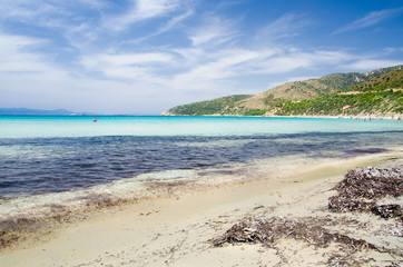 Sardinia, beach called Mari Pintau, near Cagliari