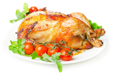 Chicken and tomatoes