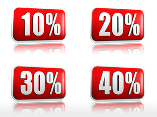 10 20 30 40 percents