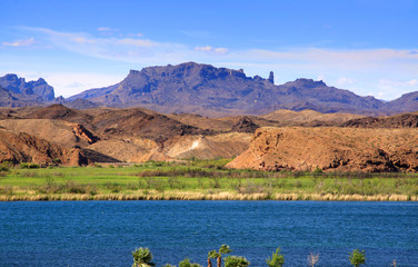 landscape of Lake Havasu in Arizona