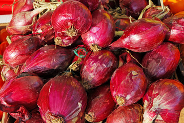 Red onions from Tropea
