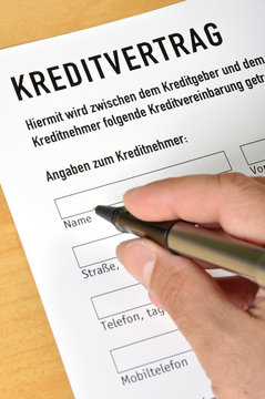 Kreditvertrag