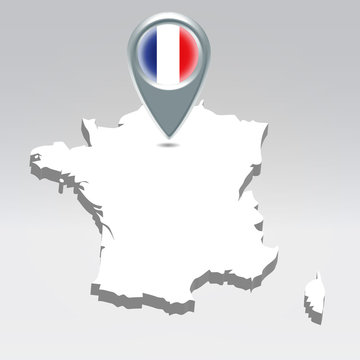 France geo location background