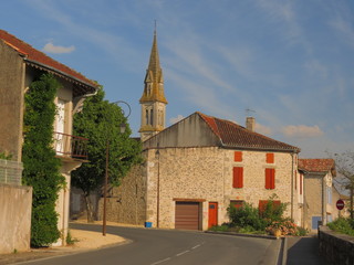 Fototapeta na wymiar Wioska Nerac, Lot-et-Garonne, Aquitaine