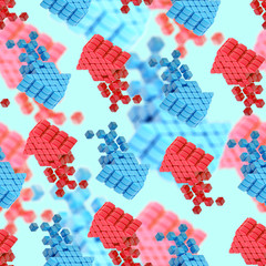 Seamless abstract arrow background