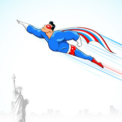 American Super Hero - obrazy, fototapety, plakaty