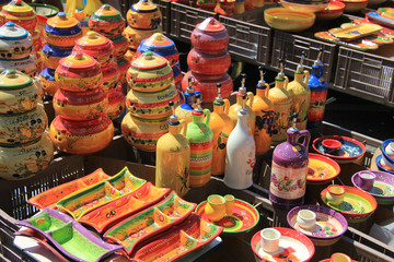 Colorful Provencal Pottery