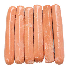 sausage with ice