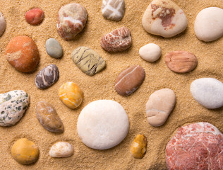 Fototapeta na wymiar Sea pebbles