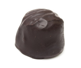 chocolate candy on a white background