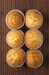 Six cupcakes