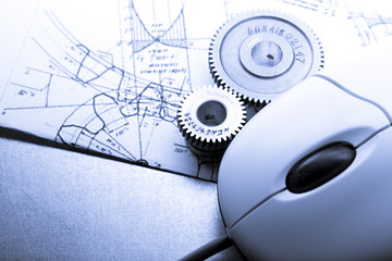 Mechanical ratchets, drafting and mouse