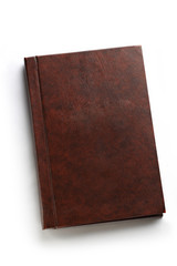 Notebook on the white background