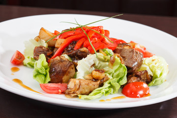 meat with vegetables