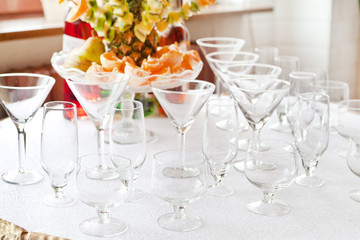 Wedding table setting