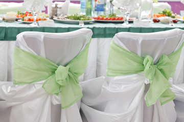 Wedding table setting