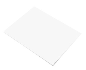 Leere Broschüre isoliert auf weißem Hintergrund