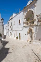 Alleyway. Ostuni. Puglia. Italy.