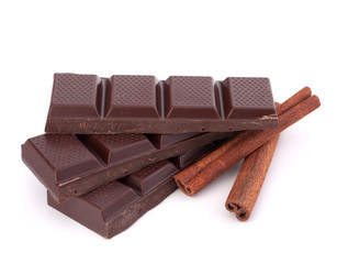 Chocolate bars stack
