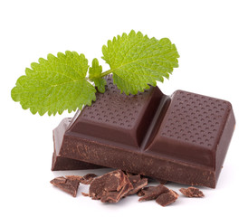 Chocolate bars stack