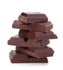 Chocolate bars stack