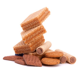 Wafers or honeycomb waffles