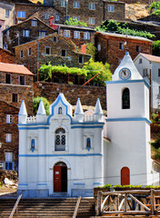Church of the Portuguese mountain village of Piodao