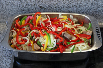 Zutaten für Gulasch