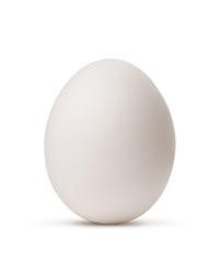 egg isolated on white background with clipping path