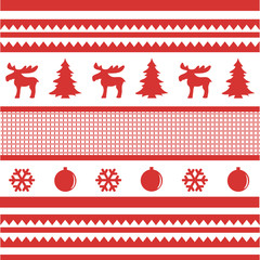 Weihnachtliches Muster