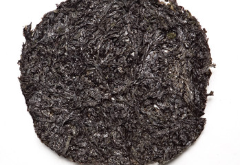 One type of dried seaweed commonly used for salads and soups.