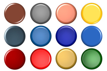 verschiedene Farbbuttons