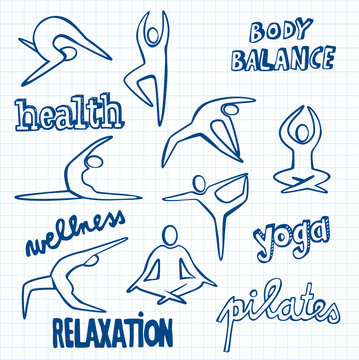 Yoga Doodles