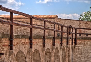 Castle railing