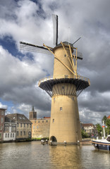 Fototapeta na wymiar Windmill in Holland