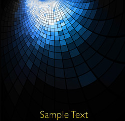 Naklejka premium Vector geometric tech background. Eps10