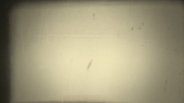 Macro shot of actual 8mm film projector gate.