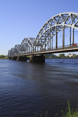 Railway Bridge - Riga - Portrait