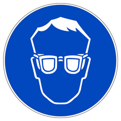 Schild - Augenschutz benutzen