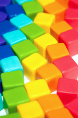 Fototapeta na wymiar colorful cubes