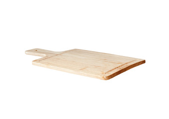Cutting board on a white background