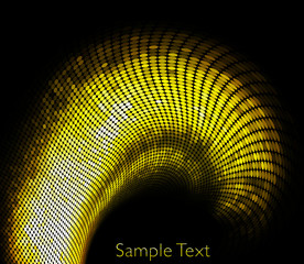 Golden business mosaic