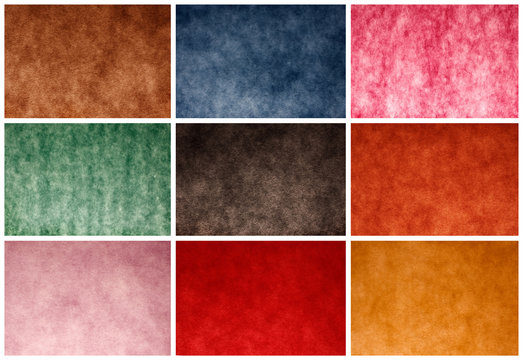 Collage di colori sfumati per sfondi