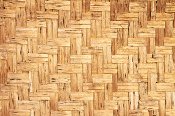 Palm leaves straws background © dima266f