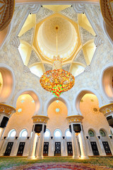 Naklejka premium Abu-Dhabi. Sheikh Zayed mosque
