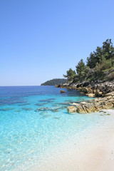 Fototapeta na wymiar Marmara (Marble) beach , in Thasos island - Greece