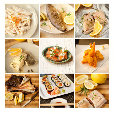 ryba pstrąg łosoś ryby sushi flądra owoce morza karp sola